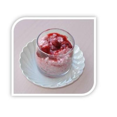 Riz Chantilly framboise
