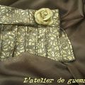 POCHETTE DE SOIREE ET ETOLE ASSORTIE