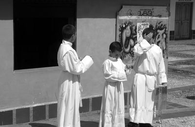 Enfants de choeur, El penol, Antioquia, Colombie