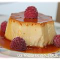 Crèmes caramel coco aux framboises (Thermomix ou pas )