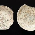 Two large dish fragments - Vietnam - Late 15th/Early 16th Century