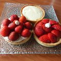 trio de tartelettes fraise et citron