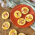 Mini tartelettes canard et mozzarella 