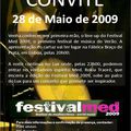 Convite: apresentação Cartaz Med2009