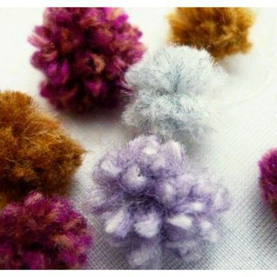 Des minis pompons...