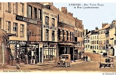 AVESNES SUR HELPE - La Rue Victor Hugo ***