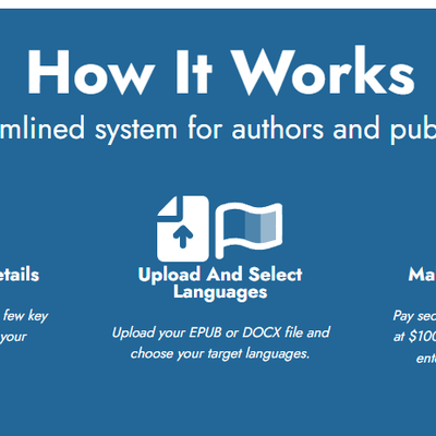 Un service de traduction de livres assisté par IA pour 100 dollars par titre