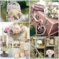 Mariage thème Shabby chic....