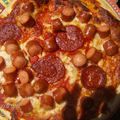 Pizza aux deux Saucisses