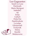 Et les Gagnantes sont ......