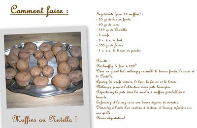 Muffins au Nutella