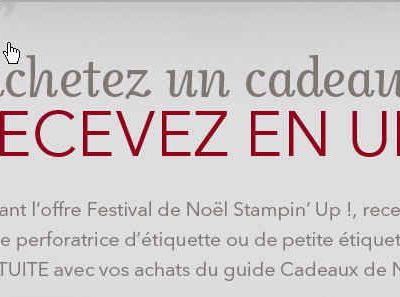PROMOTION STAMPIN'UP©