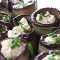 Roulé d'aubergines à la feta 