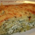 Lasagnes de courgettes et ravioles