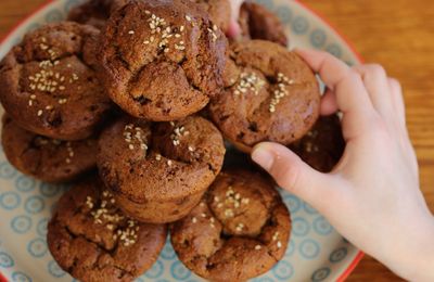 Muffins très amande au gingembre confit