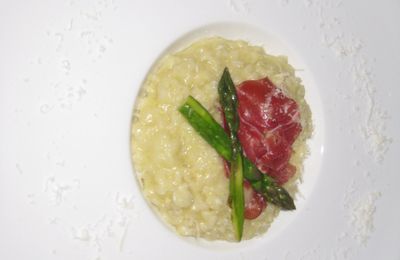 RISOTTO ET SA CRÈME D'ASPERGES