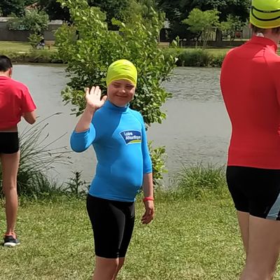 Mon fils a participé à un Triathlon !!!!