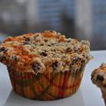 Muffins aux Pommes, Crumble aux Pépites de Chocolat 