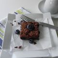 Brownies au chocolat et aux bleuets, sans gluten