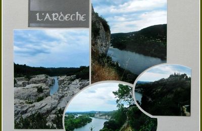 Aiguèze - Vue sur l'Ardèche