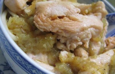 Poulet aux épices douces et pâtes