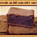 Brownie au lait concentré sucré