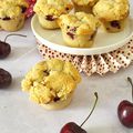 Mini muffins cerise et crumble 