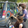 Voiture peinte et vernie! / Painted car!