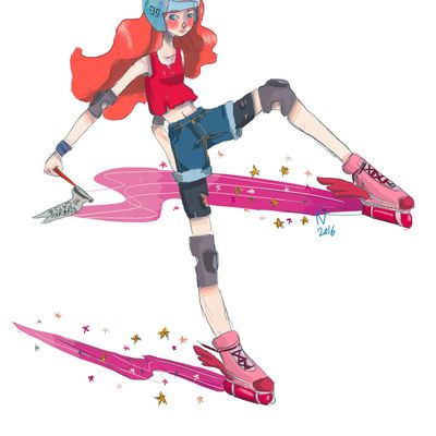 roller derby personnage :)