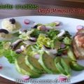 ღ " MIAM " Assiettes crudités ,œufs Mimosas et Toasts de chèvre