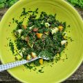 Taboulé de chou kale au pamplemousse
