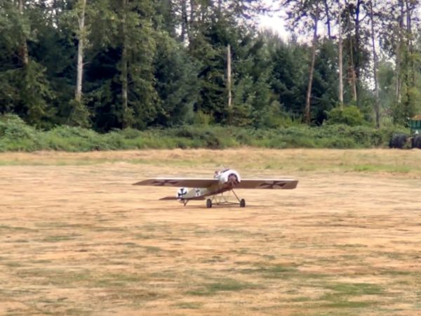 Un Fokker Eindecker, de la première guerre mondiale