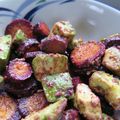 Salade carottes et avocat