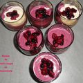 Mousse de fruits rouges au mascarpone