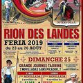 ARENES DE RION DES LANDES 2019