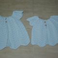 Duo gilets pétale pour petites princesses !!!