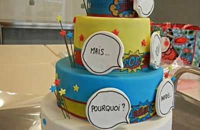 Gateau à étage pour la journée des droits de l'enfant 