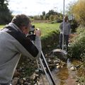 Mesure topographique pour renaturation d'une rivière 