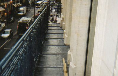 ROUEN (76) -Habillage- de balcons en plomb (Cabinet immobilier).