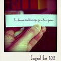 Journal Jar 2012, C'est parti !!!