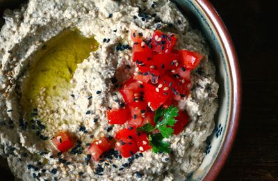 Baba ganoush (caviar d'aubergine libanais)