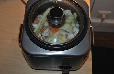 Meli melo de legumes au rice cooker