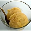 Sorbet à la mirabelle à la sorbetière