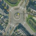Rond-point à Rotterdam (Pays-Bas)