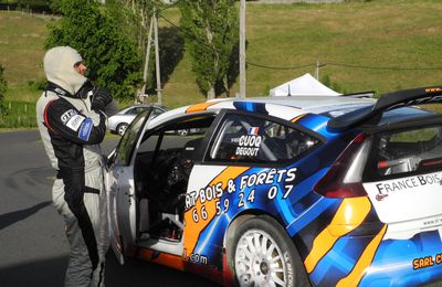rally du forez 42 2014  N° 1 1er Cuoq  ctroen C4 WRC 1 06 35 1