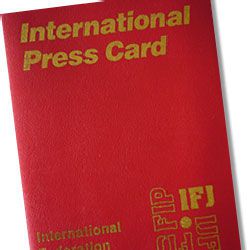 Cameroun - Communiqué:Conditions d'obtention de la carte de presse Internationale de la FIJ