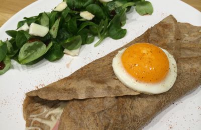 Crêpe au Sarazin Jambon