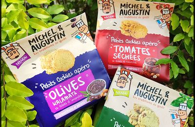 NOUVEAUTÉ APÉRO : LES PETITS COOKIES SALÉS DE MICHEL ET AUGUSTIN