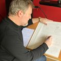 Marc Jailloux dans son atelier