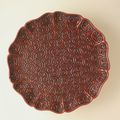 Foliated Dish (Pan) with Sword-Pommel Pattern, China, Chinese, Early Ming dynasty, about 1368-1450